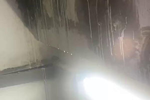 临高地下管廊堵漏处理视频